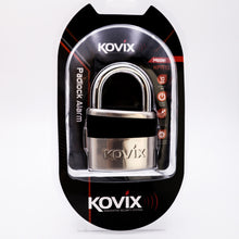 Load image into Gallery viewer, Packaging of Kovix KPR10 Padlock Alarm
