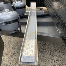 Load image into Gallery viewer, Ramp makes loading Motorbike easy on the Motorack