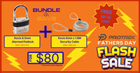 Kovix Alarmed Padlock Plus 6m Security Cable - Score a free Lock Zip tie