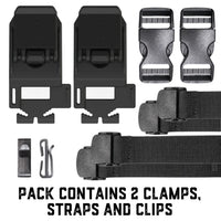 TRED Tensioner Clamp Pair Black