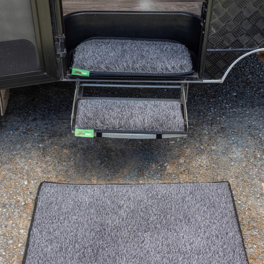 Muk Mat Pull-Out Caravan Step Dark Grey (Has Straps) 51cm x 20cm