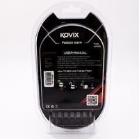 Back of packaging Kovix KPR10