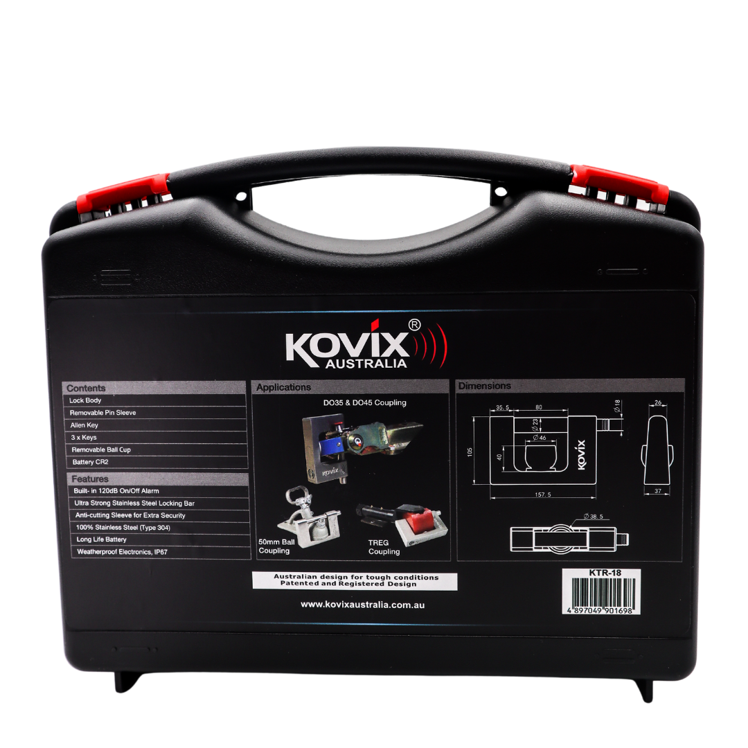 Contents and features of the KTR-18 by Kovix Australia